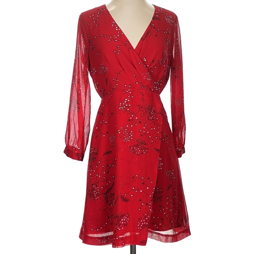 Madewell Long Sleeved Wrap Mini Dress Size 6